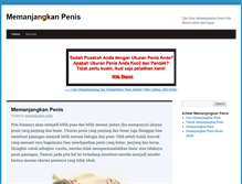 Tablet Screenshot of memanjangkanpenis.com